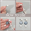 304 Stainless Steel Stud Earring Findings EJEW-SP0001-17C-4