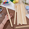 12Pcs Wood Craft Sticks AJEW-BC0010-05A-3