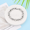 Brass Chain Bracelets BJEW-N032-06P-1