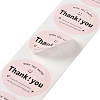 Self-Adhesive Paper Gift Tag Stickers with Word Thank You DIY-R084-05A-3