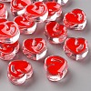 Transparent Enamel Acrylic Beads TACR-S155-004F-1
