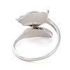 Enamel Raccoon Open Cuff Ring LS-PW23031603738-2
