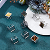 12Pcs 201 Stainless Steel Cuff Pad Ring Settings STAS-BC0004-09A-4