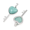 Natural Amazonite Pendants G-A315-04D-P-2