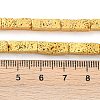 Electroplated Synthetic Non-Magnetic Hematite Beads Strands G-U003-15A-4