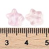 Transparent Spray Painted Frosted Glass Beads X2-GLAA-NH0003-01C-3