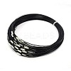 201 Stainless Steel Wire Necklace Cord TWIR-SW001-1-1