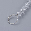 Faceted Crystal Glass Ball Chandelier Suncatchers Prisms AJEW-G025-A04-4