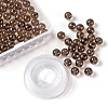100Pcs 8mm Natural Smoky Quartz Round Beads DIY-LS0002-06-2