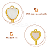 12Pcs 12 Style Natural & Synthetic Gemstone Pendants G-HY0001-09-3