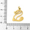 304 Stainless Steel Pendants LS-STAS-R137-01G-S-3