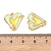 304 Stainless Steel Enamel Pendants STAS-Q119-26G-01-3
