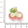 AB Color Alloy & Resin Beaded Pendants RE-CBA4A70-02C-3