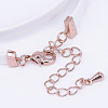 PU Leather Cord Choker Necklaces NJEW-H477-32RG-4