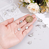 Brass Stud Earring Findings KK-BC0015-73-3