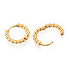 304 Stainless Steel Hoop Earrings for Women EJEW-N059-20G-2