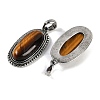 Natural Tiger Eye Pendants G-I370-07AS-07-2