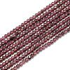 Natural Garnet Beads Strands G-S152-03-3mm-1