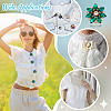 Alloy Cufflinks & 4-Hole Plastic Buttons HJEW-NB00244-5
