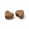 Heart Spray Painted Alloy Beads FIND-G053-01G-3