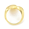 Brass Micro Pave Clear Cubic Zirconia Open Cuff Ring for Women RJEW-M173-13B-G-3