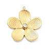 304 Stainless Steel Pendants STAS-R155-042G-02-1