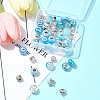 DIY Tibetan Style Alloy & Resin European Beads Making Finding Kits DIY-FS0006-78F-8