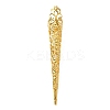 Hollow out Iron Finger Nail Tip Claw Rings AJEW-WH0282-34B-1