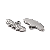 304 Stainless Steel Pendants Cabochon Settings for Enamel STAS-B024-16P-2