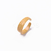 Spray Painted Alloy Cuff Rings RJEW-T011-12-RS-3