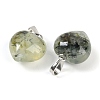 Natural Prehnite Pendants G-J386-H17-P-2