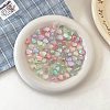 Transparent UV Plating Acrylic Beads OACR-I015-27-1