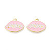 Valentine's Day Alloy Enamel Pendants ENAM-T023-23B-1