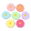 Flower Food Grade Silicone Focal Beads SIL-A011-02A-1