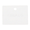 Rectangle Cardboard Jewelry Display Cards CDIS-P004-07B-02-2