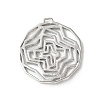 Brass Micro Pave Cubic Zirconia Pendants KK-P290-52P-02-1