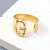 Vacuum Plating 201 Stainless Steel Cuff Rings RJEW-Z032-01G-G-2