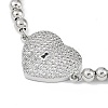 Rack Plating Brass Micro Pave Cubic Zirconia Silder Bracelets BJEW-P341-03P-2