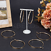 3 Pairs Brass Hoop Earrings for Women EJEW-BBC0001-66G-04-4
