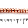 Electroplated Synthetic Non-magnetic Hematite Beads Strands G-C248-A01-5x8mm-02-4