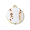 Alloy Enamel Pendants PALLOY-R153-02G-03-1