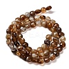 Natural Banded Agate(Dyed & Heated) Beads Strands G-C179-A6mm-20-3