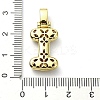 Brass Micro Pave Clear Cubic Zirconia Pendants KK-M279-01G-I-3