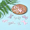 70Pcs 7 Styles Opaque & Transparent Acrylic Beads MACR-FS0002-14-9