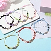 Resin Evil Eye Braided Bead Bracelets for Women BJEW-FS00018-02-5