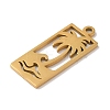 304 Stainless Steel Pendants STAS-U010-15G-2