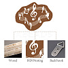 Creative Natural Wooden Wall Hanging Decoration AJEW-WH0331-010-3