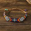 Bohemian Style Geometric Glass Seed Bead Handmade Bracelet for Women HL6362-7-1
