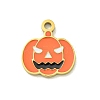 Halloween Theme Ion Plating(IP) 304 Stainless Steel Enamel Charms STAS-M011-03G-1
