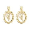 Rack Plating Brass Pendants KK-Z064-24G-02-1